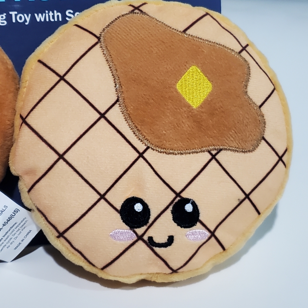 Dog Squeak Toy Gift Breakfast Buddies Plush Toy - Picture 3 of 6